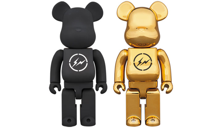 BE@RBRICK THE CONVENI × fragmentdesign 400％ BLACK／GOLD