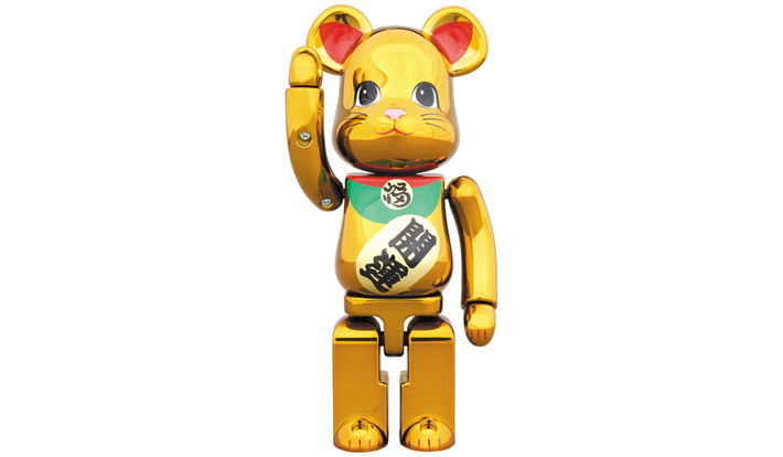 超合金 BE@RBRICK 招き猫 金メッキ 参