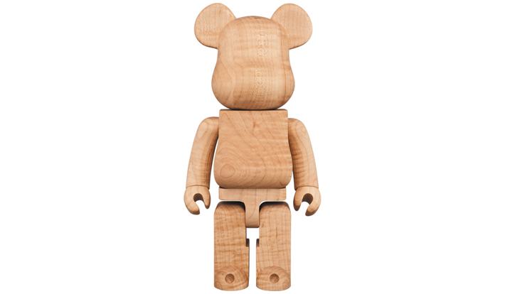 BE@RBRICK カリモク 杢 メープル 400％