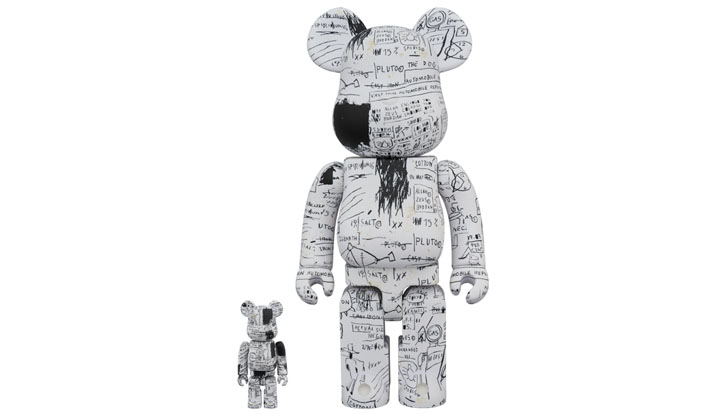 BE@RBRICK JEAN-MICHEL BASQUIAT #3 100％ & 400％