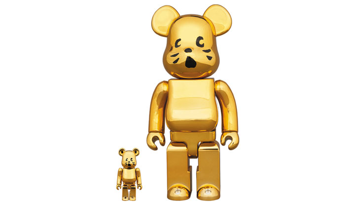 BE@RBRICK にゃー 金メッキVer. 100％ & 400％
