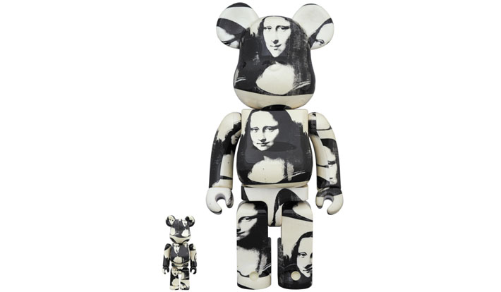 BE@RBRICK ANDY WARHOL "Double Mona Lisa" 100％ & 400％