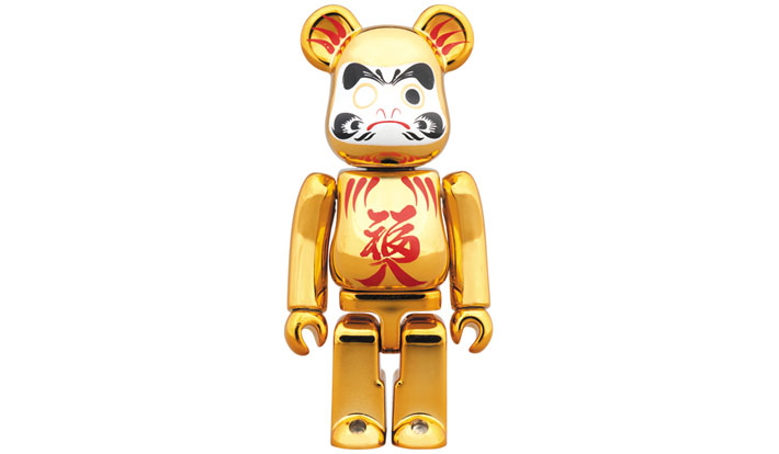 BE@RBRICK 達磨 金メッキ 福入 100％