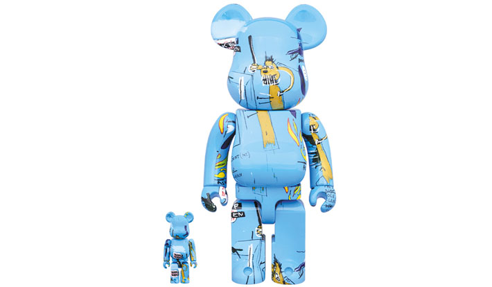 BE@RBRICK JEAN-MICHEL BASQUIAT #4 100％ & 400％
