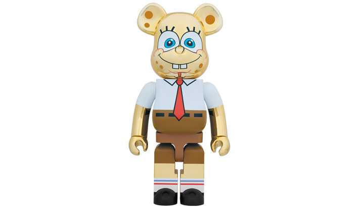 BE@RBRICK SpongeBob GOLD CHROME 1000％