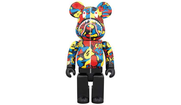 MEDICOM TOY CAMO SHARK BE@RBRICK 400％