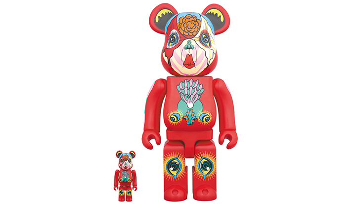 BE@RBRICK 田名網敬一 100％ & 400％ 赤