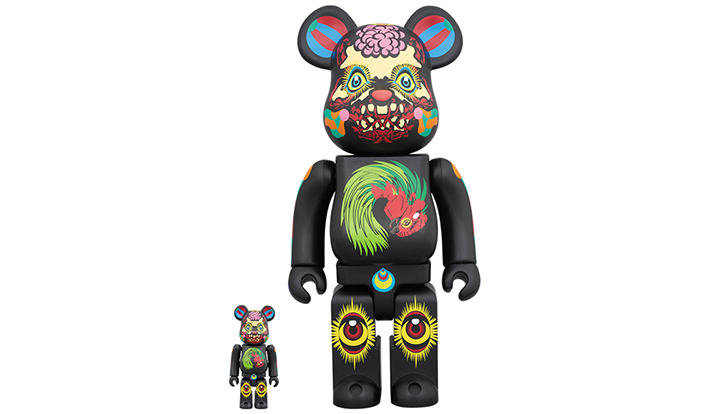 BE@RBRICK 田名網敬一 100％ & 400％ 黒