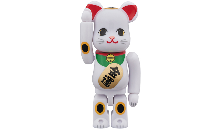 BE@RBRICK 招き猫 白 金運 100％
