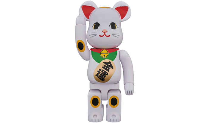 BE@RBRICK 招き猫 白 金運 400％
