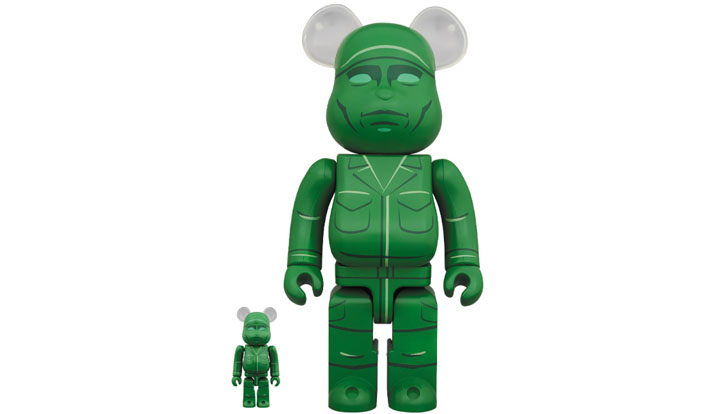 BE@RBRICK GREEN ARMY MEN 100％ & 400％