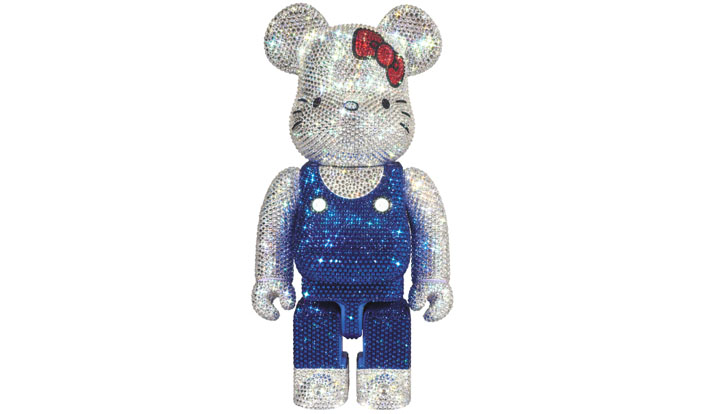 CRYSTAL DECORATE HELLO KITTY BE@RBRICK 400％
