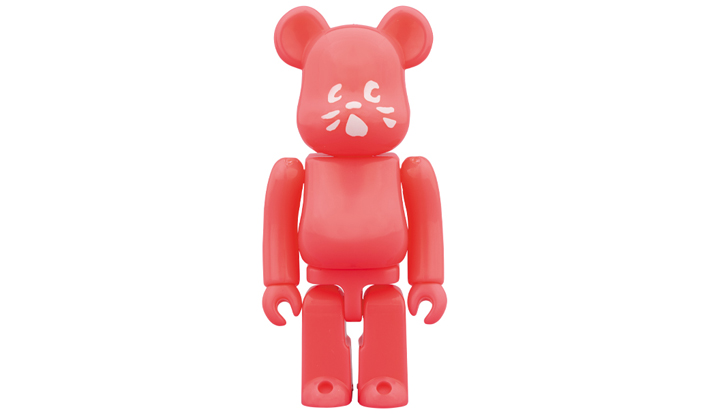 BE@RBRICK にゃー 蛍光PINK