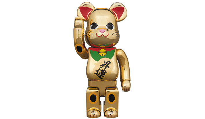 BE@RBRICK 招き猫 金メッキ 昇運 400％