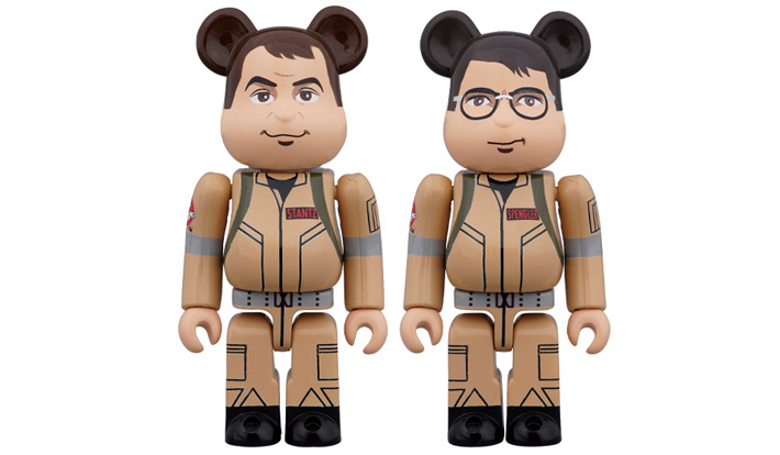 BE@RBRICK GHOSTBUSTERS 100％ 2PC SET Raymond Stantz/Egon Spengler