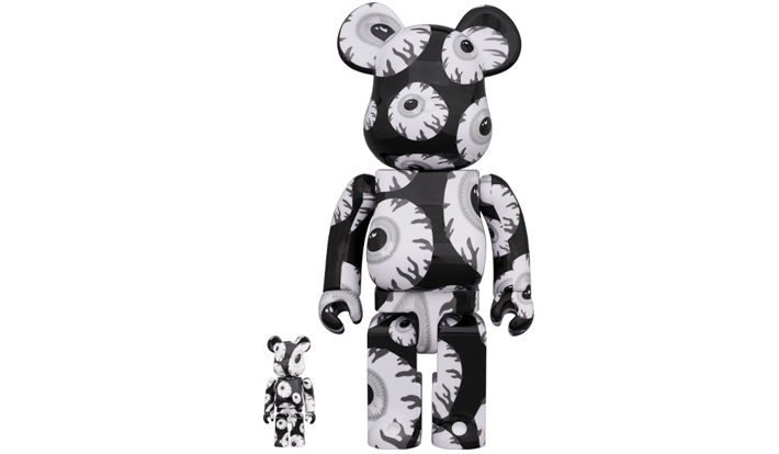 BE@RBRICK Mishka monochromatic 100％ & 400％