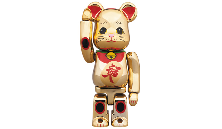 BE@RBRICK 招き猫 金メッキ 福入 100％