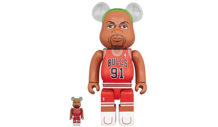 BE@RBRICK Dennis Rodman（Chicago Bulls） 100％ ＆ 400％