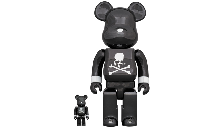 BE@RBRICK mastermind JAPAN BLACK CHROME Ver. 100％ & 400％