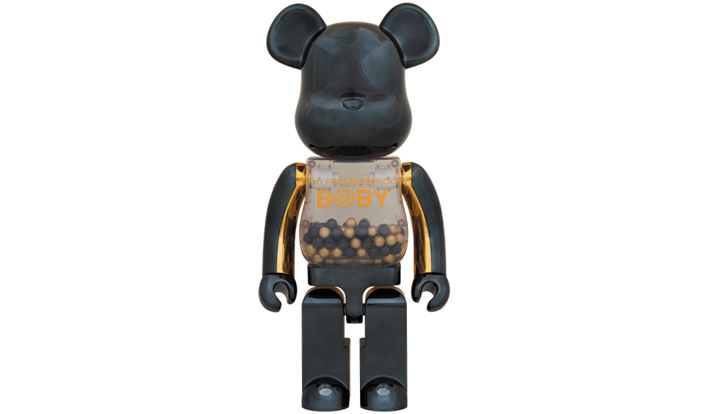 MY FIRST BE@RBRICK INNERSECT BLACK & GOLD Ver.1000％