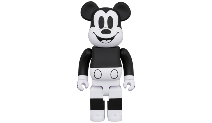 BE@RBRICK MICKEY MOUSE (B&W 2020 Ver.)1000％