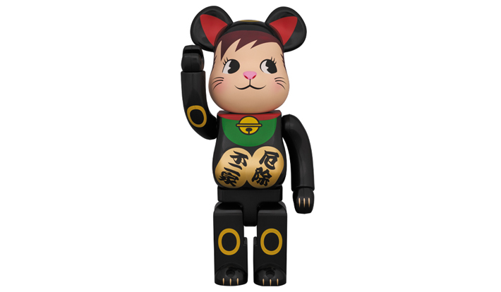 BE@RBRICK 招き猫 ポコちゃん 黒 400％