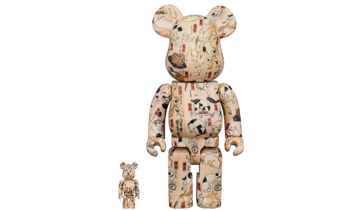 BE@RBRICK 歌川国芳 「猫飼好五十三疋」100％ & 400％