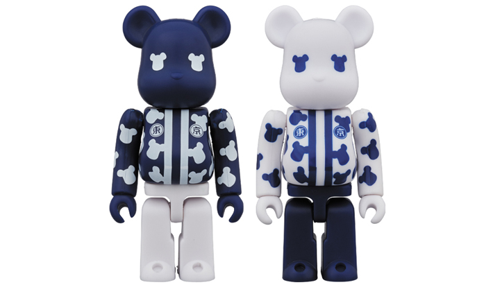 BE@RBRICK はっぴ 東京 紺／白