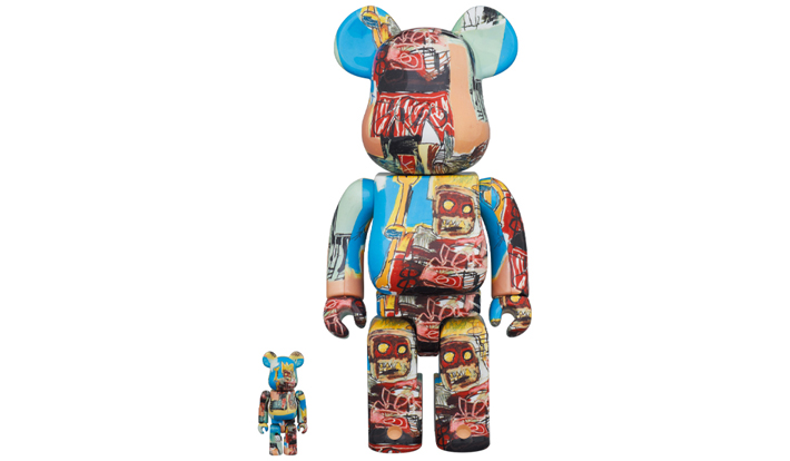 BE@RBRICK JEAN-MICHEL BASQUIAT #6 100％ & 400％