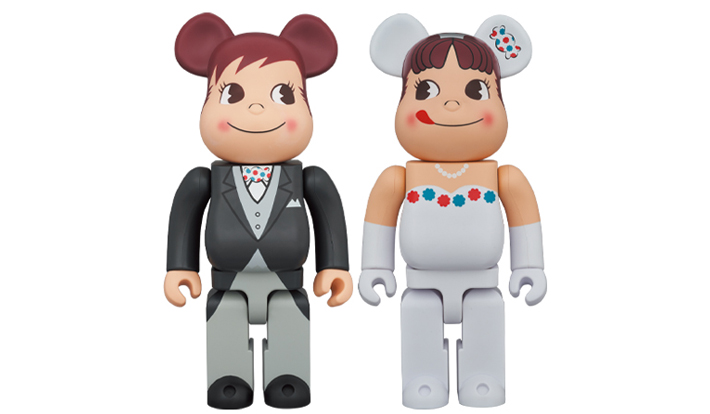 BE@RBRICK ウェディング ペコちゃん & ポコちゃん 400％ 2体セット