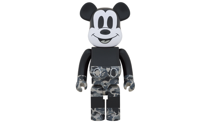 BE@RBRICK BAPE(R) MICKEY MOUSE MONOTONE Ver. 1000％