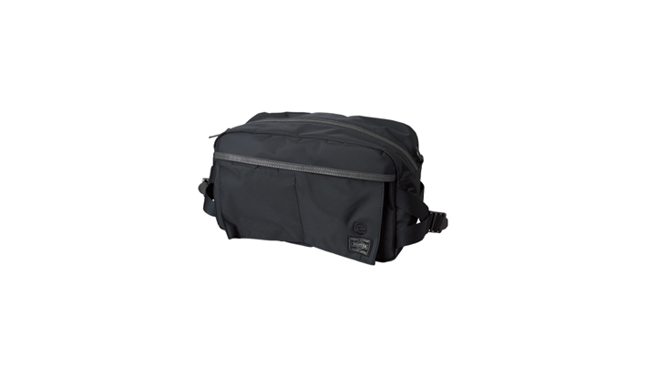 PORTER × BE@RBRICK BLACK/REFLECTIVE WAIST BAG