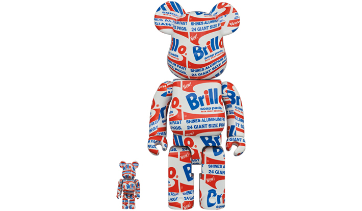 BE@RBRICK ANDY WARHOL "Brillo" 100％ & 400％