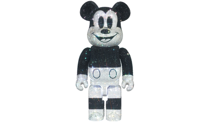 CRYSTAL DECORATE MICKEY MOUSE BE@RBRICK 400％