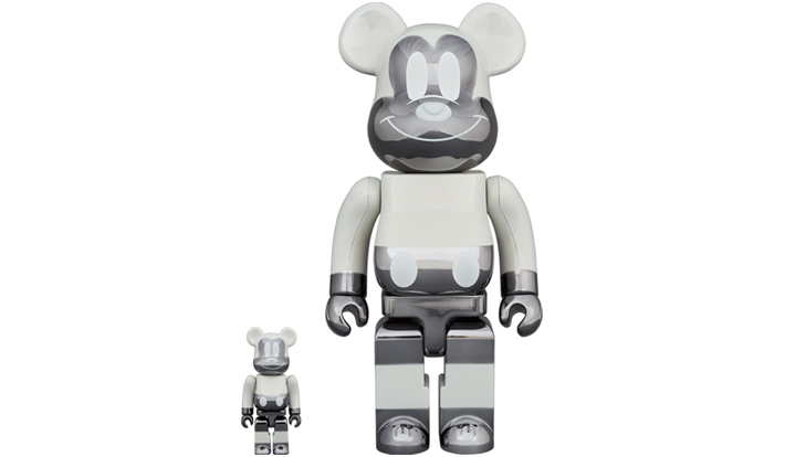 BE@RBRICK fragmentdesign MICKEY MOUSE REVERSE Ver.100％ & 400％