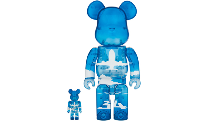 〈ANAオリジナル〉BE@RBRICK for ANA ANAブルースカイ 100％ & 400％