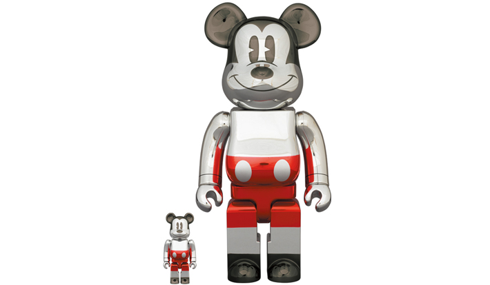 BE@RBRICK FUTURE MICKEY (2nd COLOR Ver.) 100％ & 400％