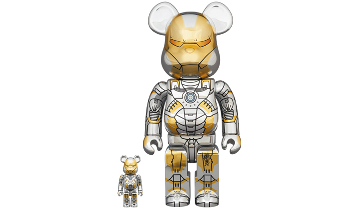 BE@RBRICK SORAYAMA IRONMAN 100％ & 400％