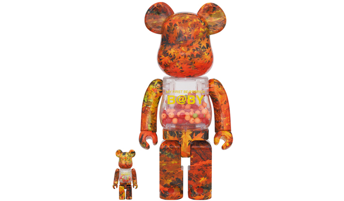 MY FIRST BE@RBRICK B@BY AUTUMN LEAVES Ver.100％ ＆ 400％