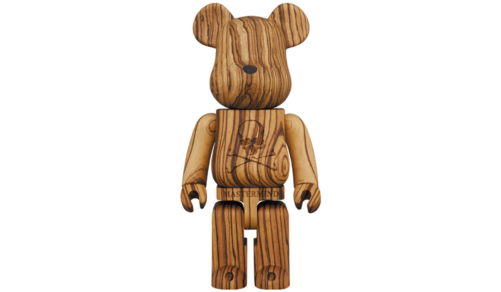 BE@RBRICK 400％ カリモク mastermind JAPAN ゼブラウッド