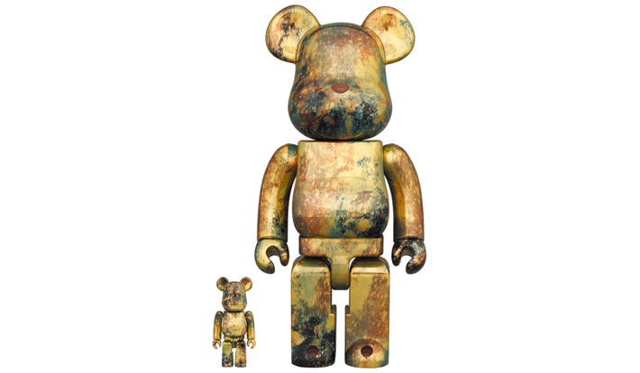 BE@RBRICK PUSHEAD #5 GOLD 100％ & 400％