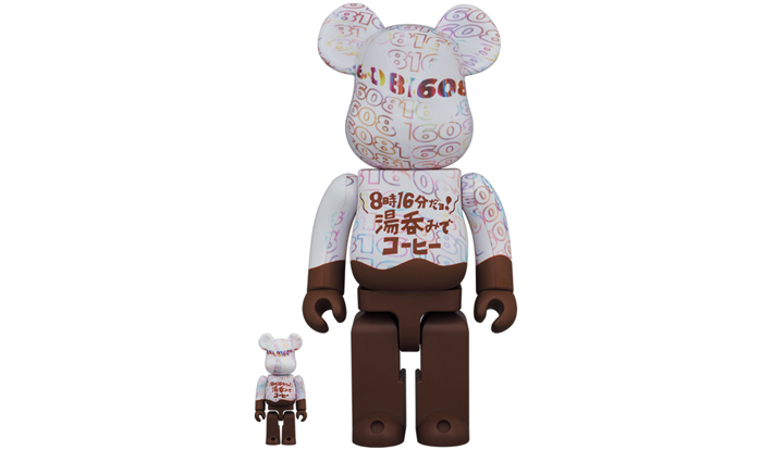 BE@RBRICK 8時16分だヨ！ 湯呑みでコーヒー 100％ & 400％