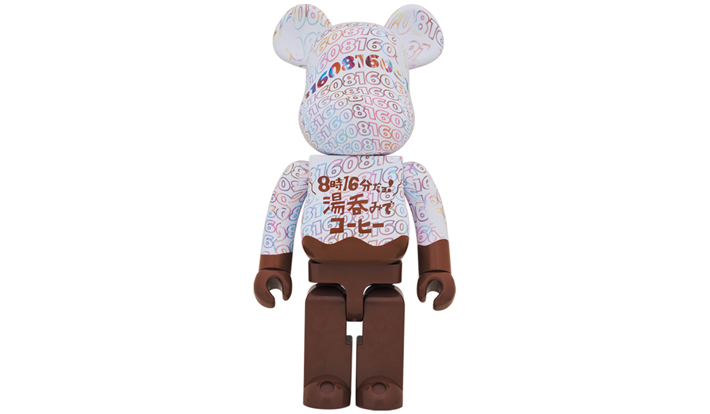 BE@RBRICK 8時16分だヨ！ 湯呑みでコーヒー 1000％