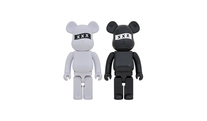 BE@RBRICK GOD SELECTION XXX 1000％ WHITE／BLACK