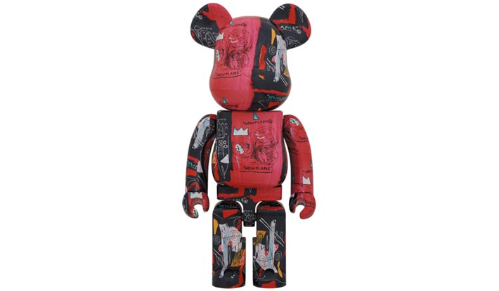BE@RBRICK Andy Warhol × JEAN-MICHEL BASQUIAT #1 1000％