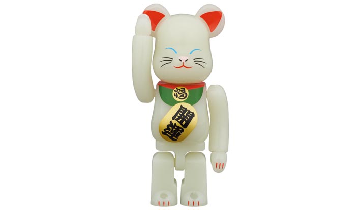 BE@RBRICK 招き猫 蓄光 弐 100％