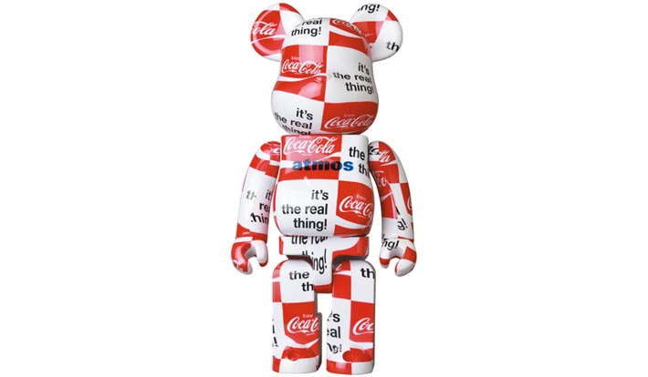BE@RBRICK atmos × Coca-Cola 1000％ CHECKERBOARD