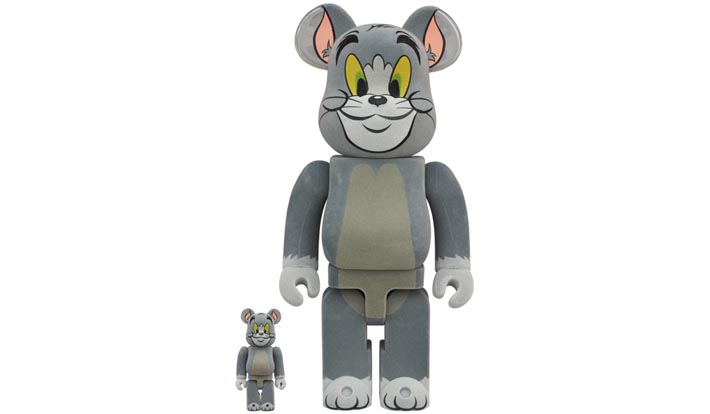 BE@RBRICK TOM フロッキー Ver. 100％ & 400％（TOM AND JERRY）
