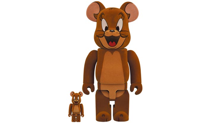 BE@RBRICK JERRY フロッキー Ver. 100％ & 400％（TOM AND JERRY）