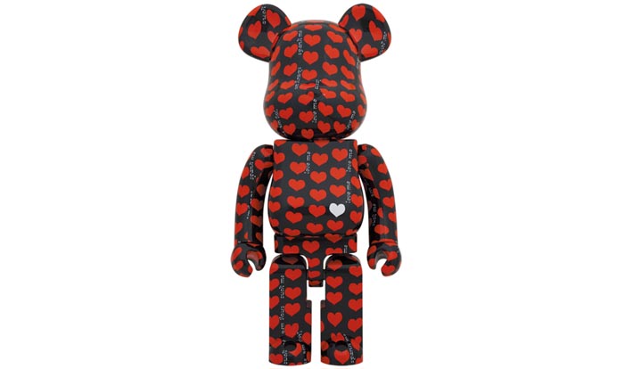 BE@RBRICK Black Heart 1000％